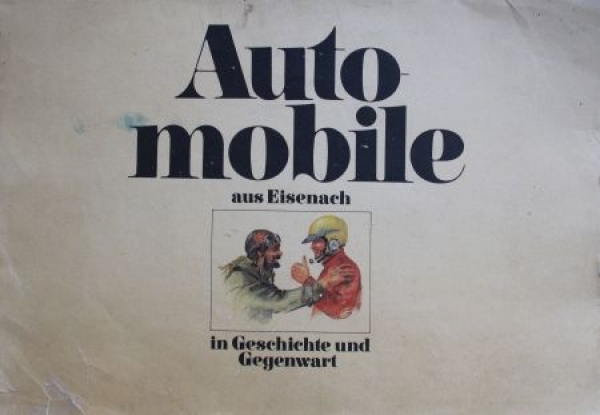 IFA VEB Automobilwerke "Automobile aus Eisenach" 1967 Carbrochure-Map (5936)