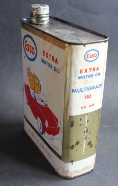 Esso Oilcan 1960 "Extra Motor Oil Multigrade HD" 2 Liter (0890)