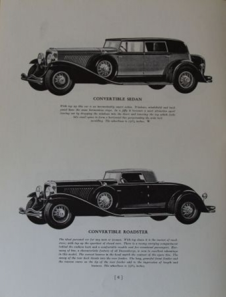 Duesenberg Modelprogram 1932 Carbrochure (0977)