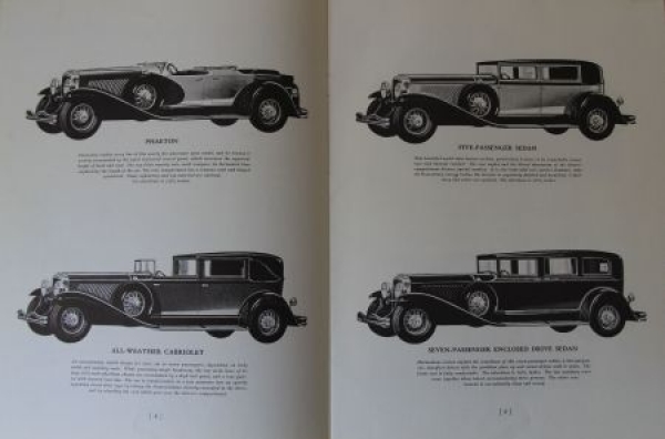 Duesenberg Modelprogram 1932 Carbrochure (0977)