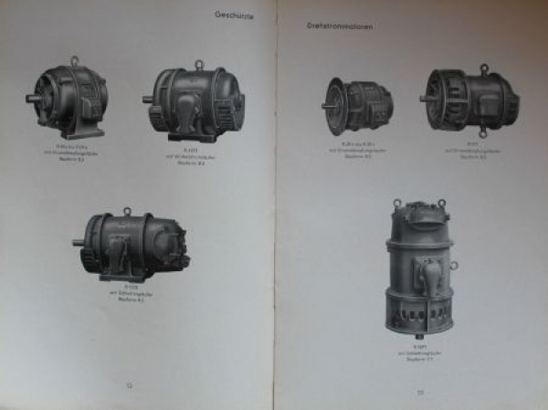Siemens Three-Phase Electric Power 1952 Ownermanual and  pricelist (6459)