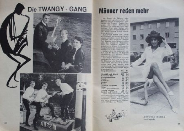 "Fit - Das internationale Magazin" 1963 Society-Magazine two issues(6495)