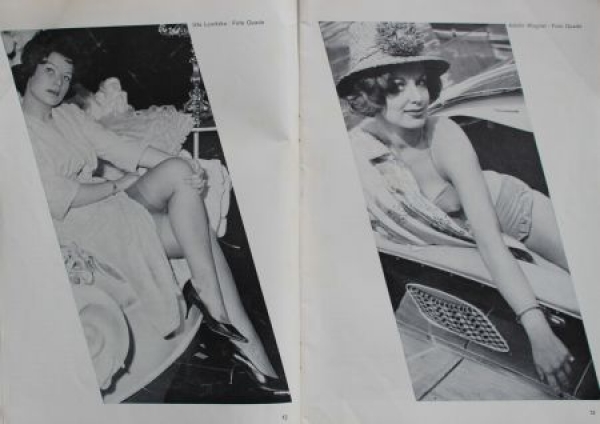 "Exquisit - Das elegante Magazin" - "Bolero - Das Magazin" 1960 Society-Magazine two issues (6492)