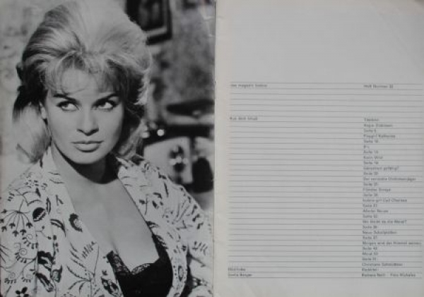 "Exquisit - Das elegante Magazin" - "Bolero - Das Magazin" 1960 Society-Magazine two issues (6492)
