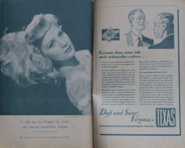 "Paprika - Das Magazin für Optimisten" - "Top Star - Nachtclubmagazin" 1949 Society-Magazine two issues (6458)