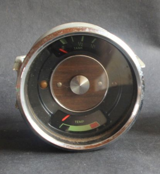 Audi 80 Roundinstruments 1969 VDO Speedometer and Fuel-Temperaturegauge (6512)