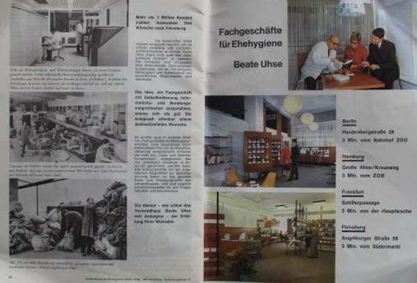 Beate Uhse Catalog "Glücklich - ein Leben lang" 1966 Mailorderhouse-Yearbook (5611)
