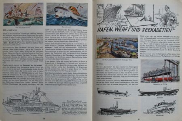 Herba Scrappicuters "Lokomotiven und Eisenbahnen" and "Schiffe" 2 Scrapbooks 1978 (5612)