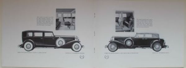 Duesenberg Modellprogramm 1930 Prestigekatalog (8744)