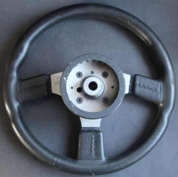 BMW Sportlenkrad 1980 Dino Raid 19 Leder mit Logo und Naben-Adapter (5631)