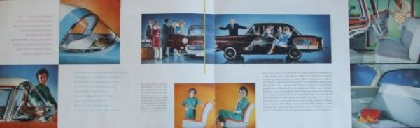 Opel Olympia Rekord Modelprogram 1958 "Gleich sicher in jeder Hand"  Carbrochure (5712)