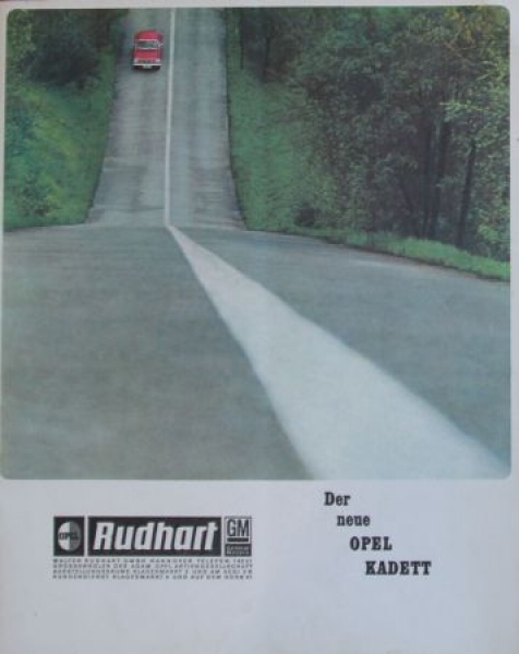Opel Kadett Modelprogram 1967 "Der neue Kadett" Carbrochure (5710)