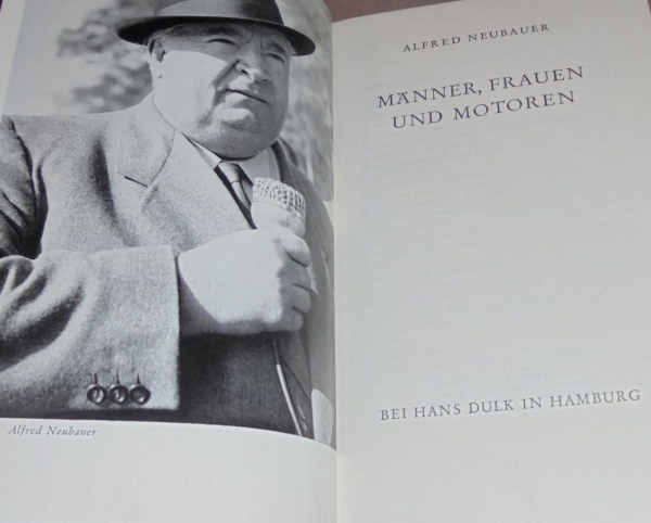 Neubauer "Männer, Frauen und Motoren" 1958 Motorracing-Biography (9241)