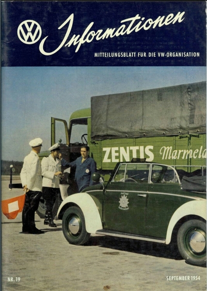 "Volkswagen Informationen" 1954 VW-Magazine (2176)
