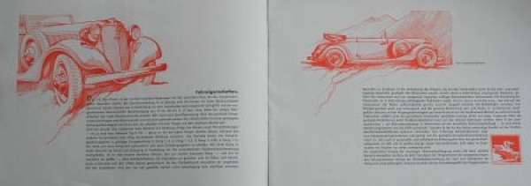 Stoewer Greif V8 Modelprogram 1935 (S0009)