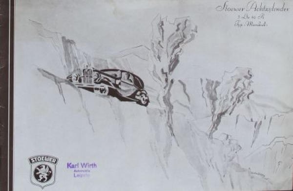 Stoewer Achtcylindre 60 PS Type Marschall Modelprogram 1931 (S0011)