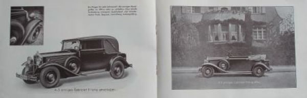 Stoewer Achtcylindre 60 PS Type Marschall Modelprogram 1931 (S0011)