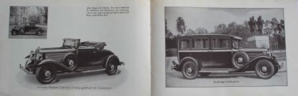 Stoewer Achtcylindre 60 PS Type Marschall Modelprogram 1931 (S0011)