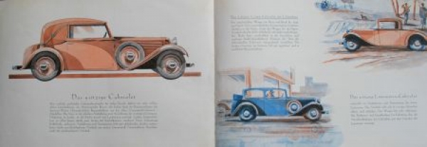 Stoewer Front Wheel drive 30 PS Type R 140 Modelprogram 1932 (S0014)