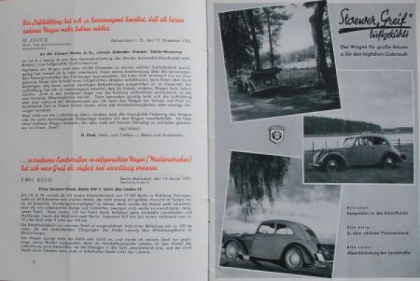 Stoewer Greif "Fahrer urteilen..." 1936 (S0017)