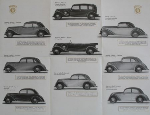 Stoewer Personenkraftwagen Modelprogram 1939 (S0020)