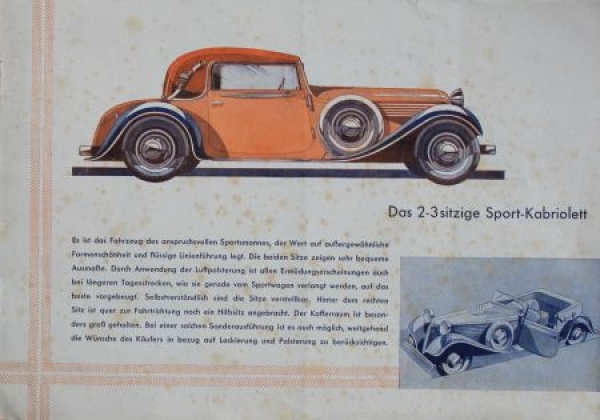 Stoewer R150 Modelprogram 1934 (S0022)