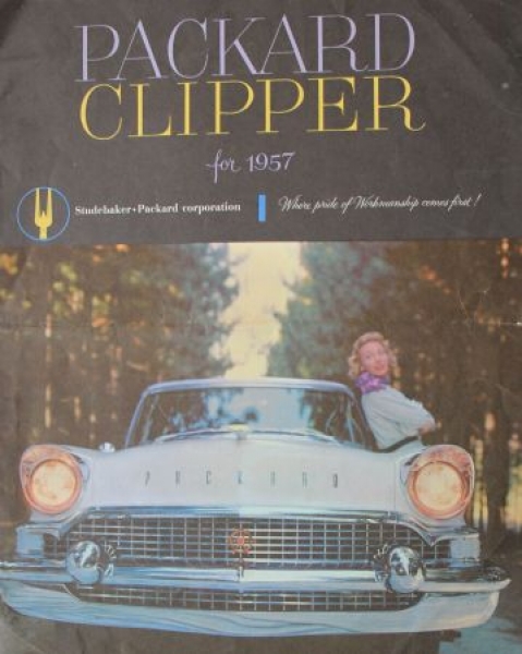 Packard Clipper Modelprogram 1957 Carbrochure (3441)