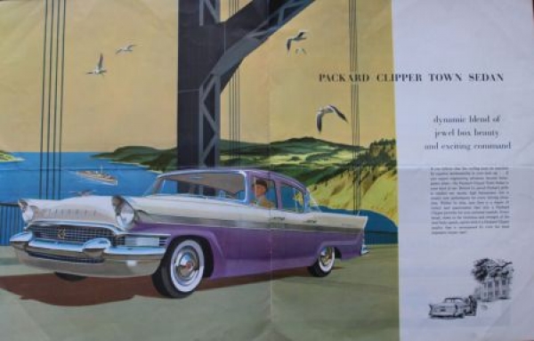 Packard Clipper Modelprogram 1957 Carbrochure (3441)