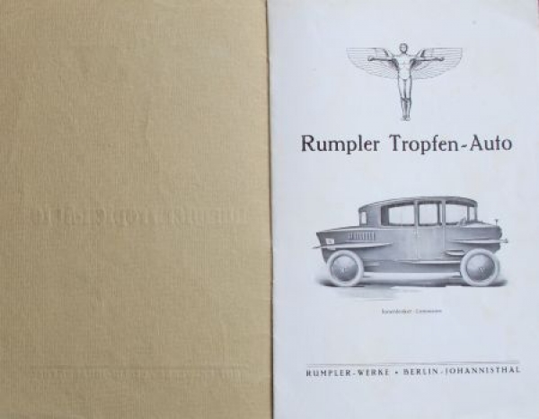 Rumpler Tropfen-Auto Modelprogram 1921 (S0029)