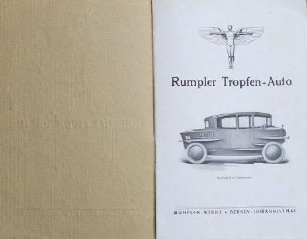 Rumpler Tropfen-Auto Modellprogramm 1921 (S0029)