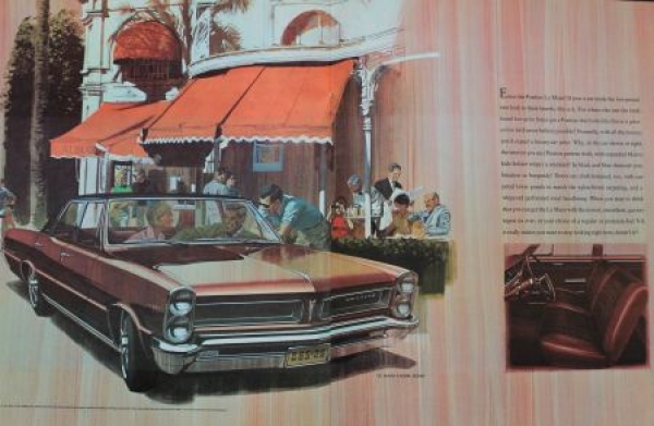 Pontiac Modelprogram 1965 Carbrochure (3438)