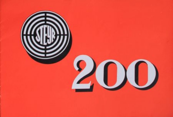 Steyr Type 200 Modelprogram 1937 (S0036)