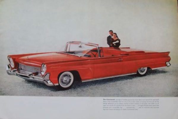 Lincoln Continental Mark III Modelprogram 1958 "Classic elegance" Carbrochure (3432)