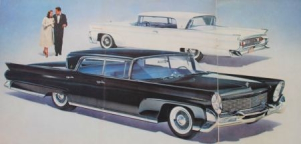 Lincoln Continental Mark III Modelprogram 1958 "Classic elegance" Carbrochure (3432)