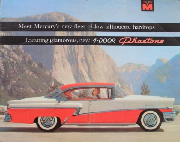 Ford Mercury 4-Door Phaeton Hardtop 1956 Carbrochure (3428)