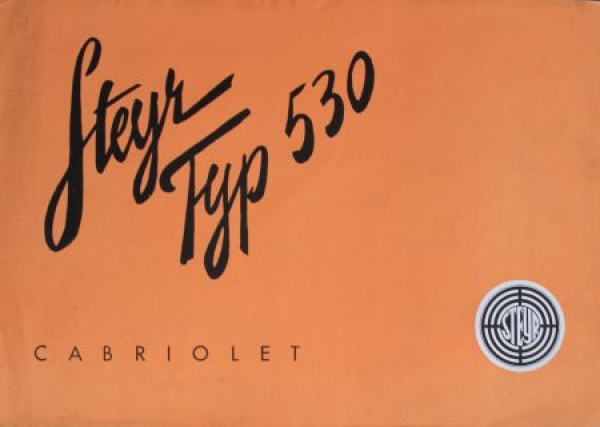 Steyr Typ 530 Cabriolet Modellprogramm 1936 (S0039)