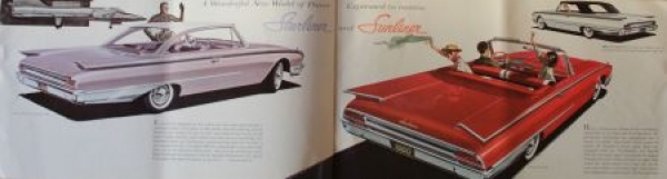 Ford Galaxie Fairlanes Modelprogram 1960 Carbrochure (3425)