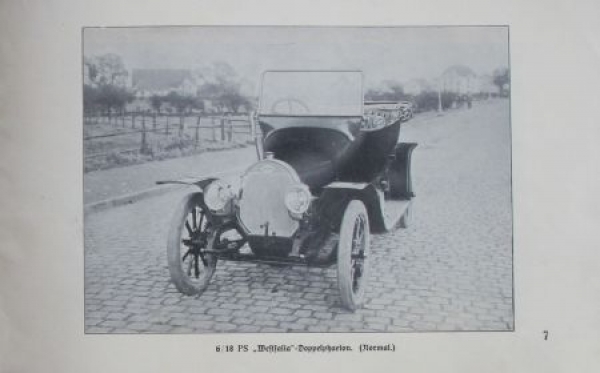 Westfalia Motorwagen "Ein Sieger" Modellprogramm 1912 (S0045)