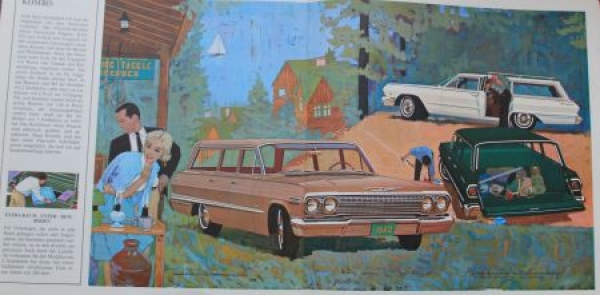 Chevrolet Modelprogram 1963 Carbrochure (7715)