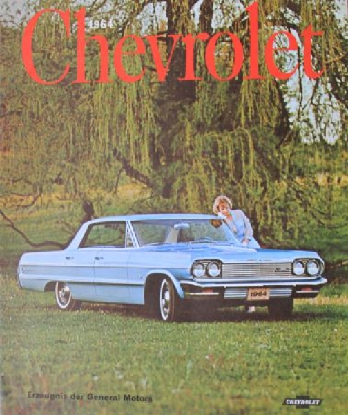 Chevrolet Modelprogram 1964 Carbrochure (3406)