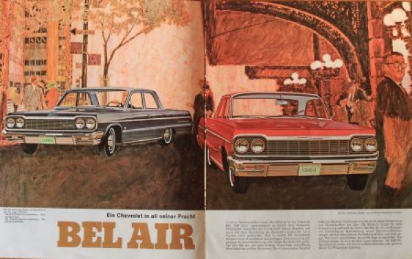 Chevrolet Modelprogram 1964 Carbrochure (3406)