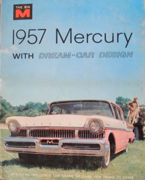 Ford Mercury Modelprogram 1957 "Dream Car Design" Carbrochure (3410)
