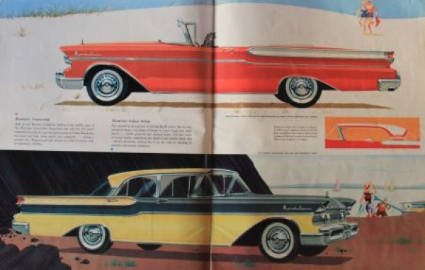 Ford Mercury Modelprogram 1957 "Dream Car Design" Carbrochure (3410)
