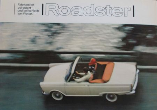 DKW F12 Roadster Sport Modelprogram 1963 Carbrochure (4043)