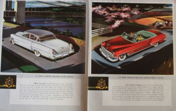 Chrysler New Yorker Deluxe 1954 Carbrochure (3402)