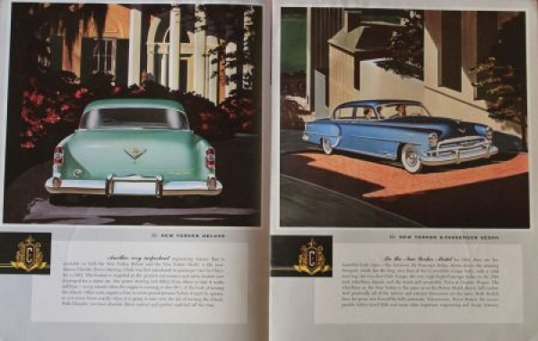 Chrysler New Yorker Deluxe 1954 Carbrochure (3402)