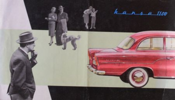 Goliath Hansa 1100 Modelprogram 1955 Carbrochure (3862)