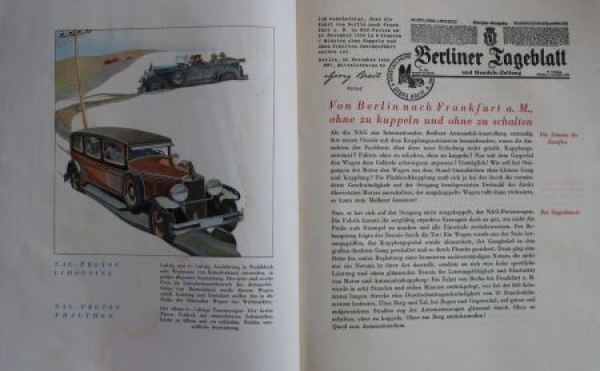 NAG Protos "Das goldene Buch des NAG" 1929 (S0058)