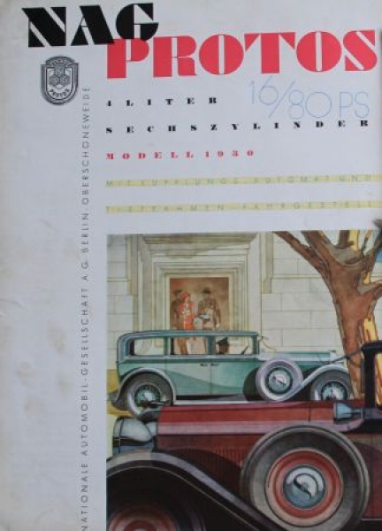 NAG Protos 12/80 PS 4 Litre Sixcylindre 1930 (S0059)