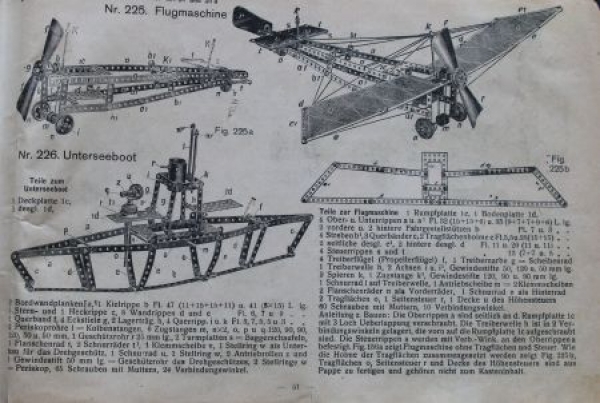 Walthers Metalgame "Stabil" 1919 Toy-Catalogue (3392)